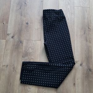 Roz & Ali Size 12 Polka Dot Crop Dress Pants